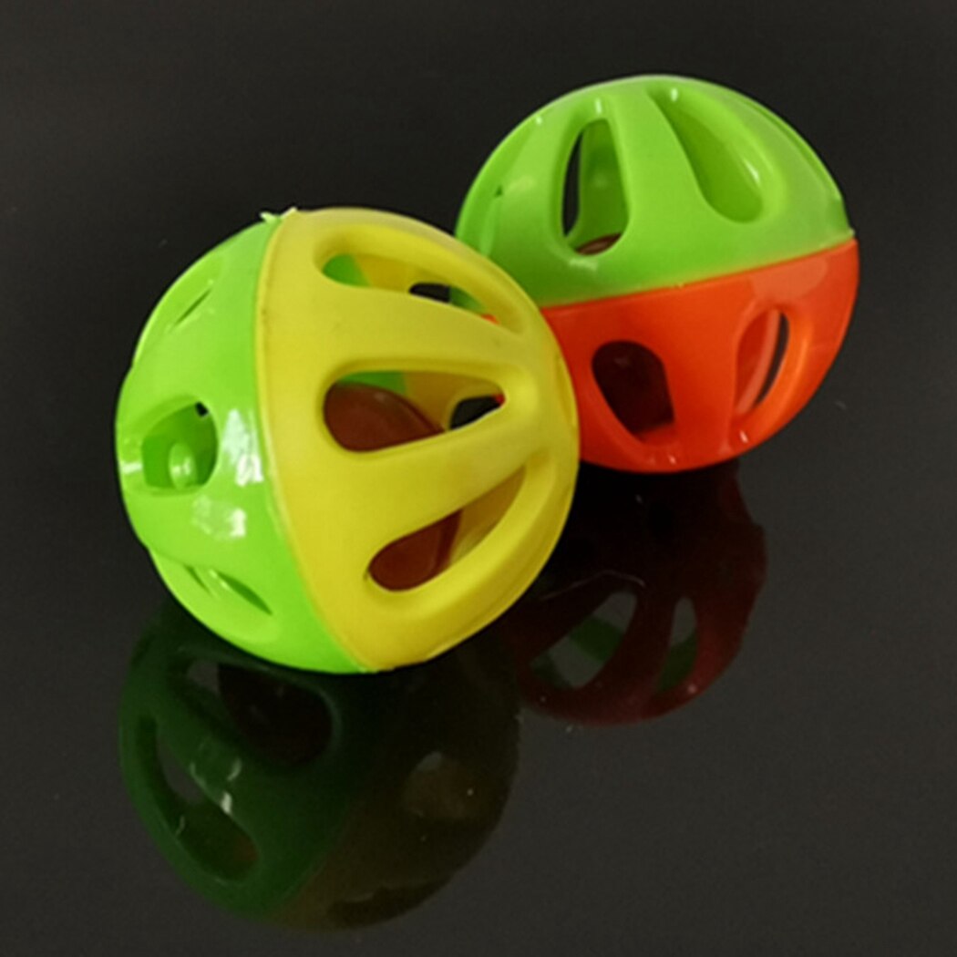 5 stk /10 stk katteleke katt bjelle ball leker interaktiv morsom plast katt jingle ball leke katt tilbehør katt leker til katt kattunge