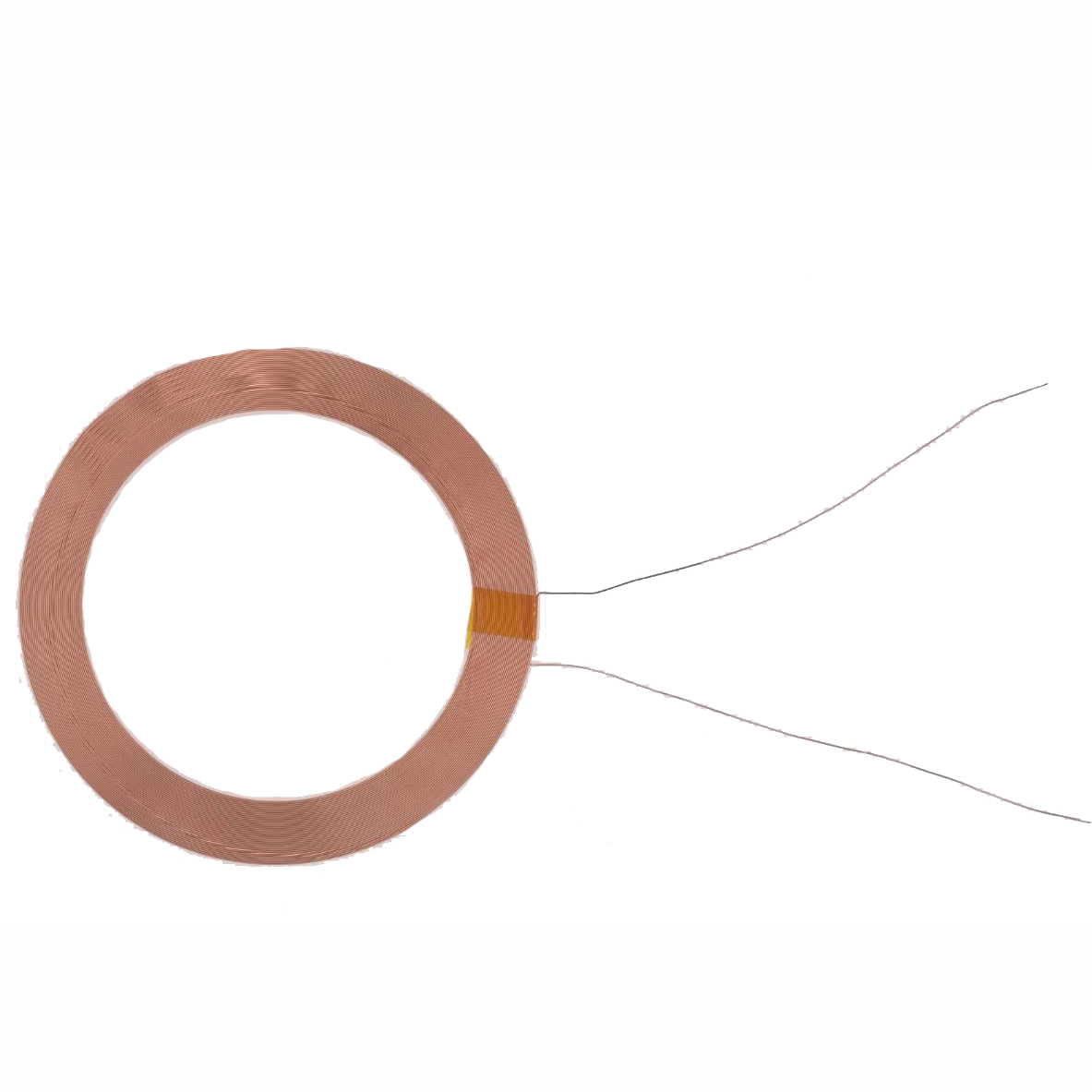 Taidacent 2 Stuks 725uh Gebogen Luchtspoel Koperen Inductor Solenoïde Inductiespoel Mini Draadloze Oplaadspoel