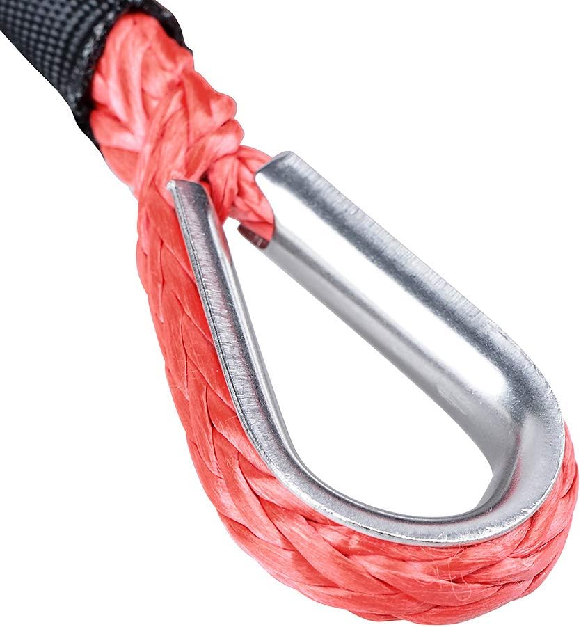 6mm*30m Synthetic Winch Rope Extension Rock Guard For 4X4 Off-Road Recovery Car ATV UTV Snow Plow