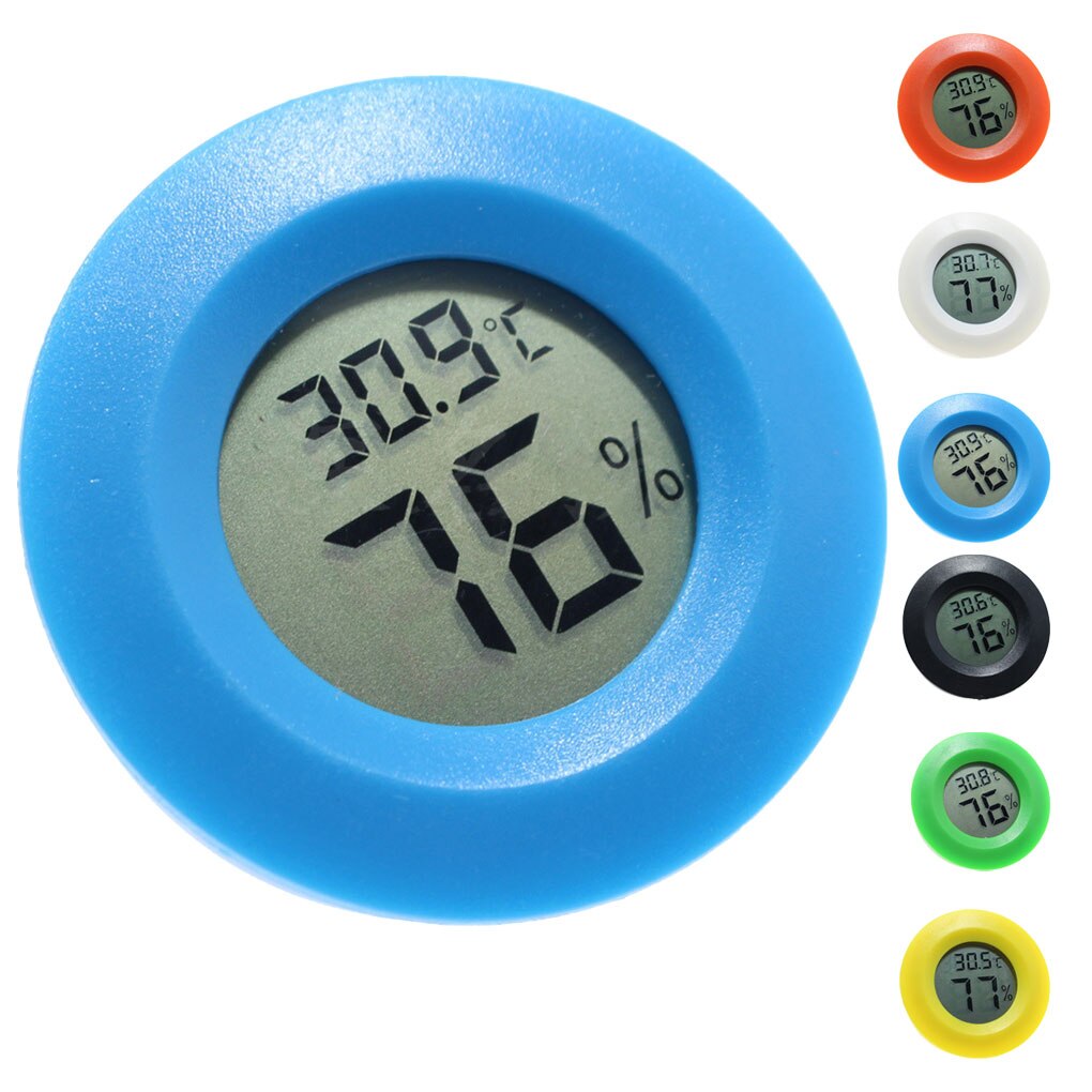 Mini Lcd Digitale Thermometer Hygrometer Koelkast Vriezer Tester Temperatuur Vochtigheid Meter Detector Thermografiek Huisdier Auto 'S