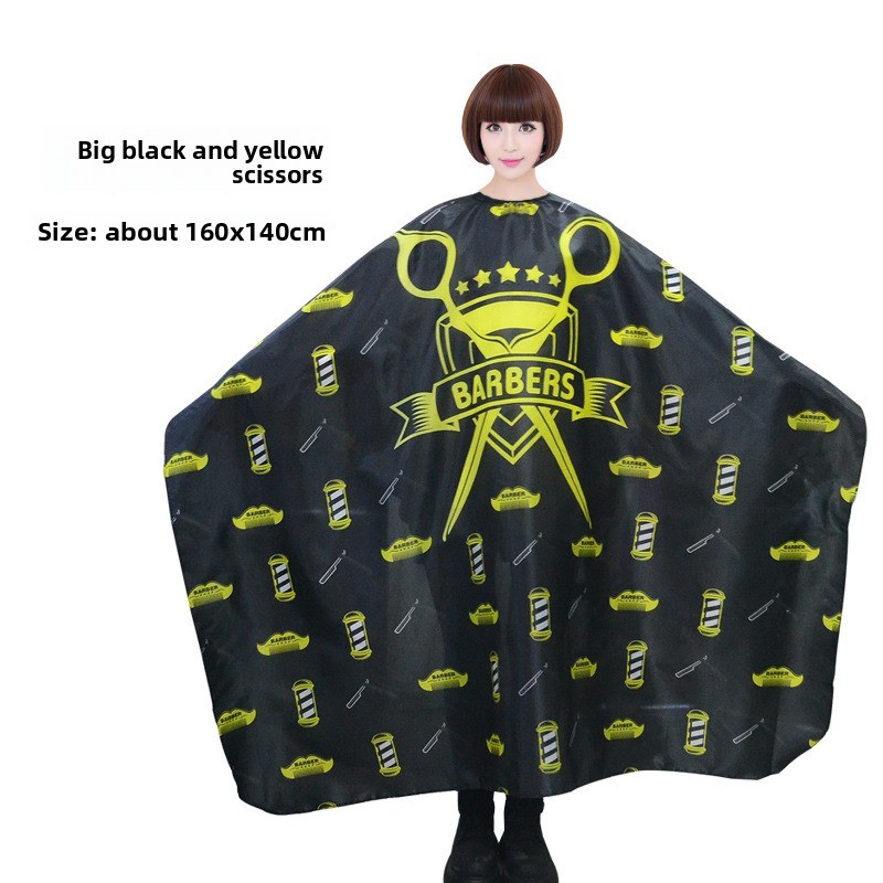 Hairdressing Cape Barber Cutting Cloth Antistatic Adjustable Salon Stylist Apron Home Haircut Unisex Retro