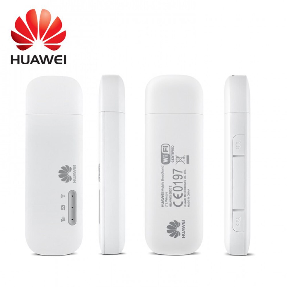 Originele Unlock 150Mbps Huawei E8372H-153 4G Usb Wifi Wingle Ondersteuning Lte Fdd B1 B3 B7 B8 B20 Band