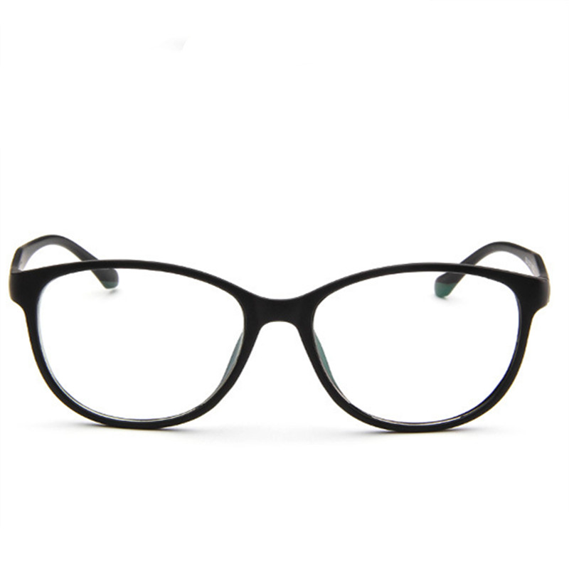 Higodoy brille sort stel kvinder briller stel klar linse mænd mærke briller optiske stel nærsynethed nørd sorte briller: Mat sort