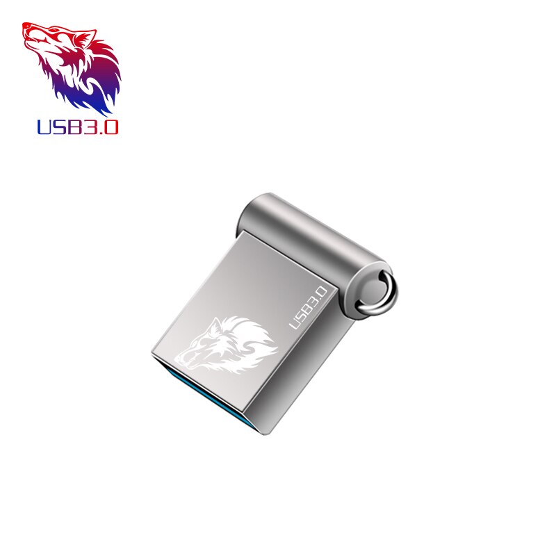 Metall super mini USB 3,0 Stick high speed 8GB 16GB 32GB 64GB 128g breal kapazität usb3.0 Pen drive Flash-Memory stick: 256GB / Silver