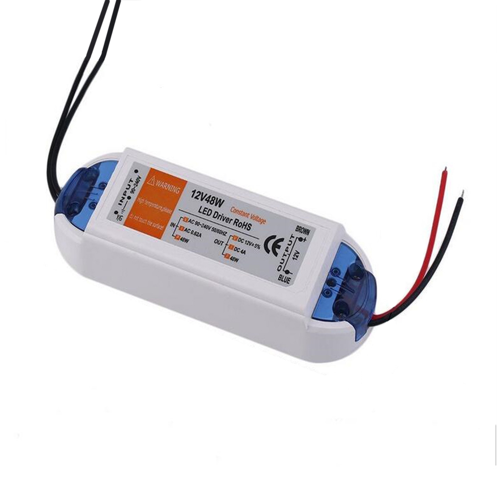 Adaptateur pour bande LED, transformateur d'éclairage, AC110V 220V à DC 12V, pilote 18W 28W 30W 42W 48W 60W 72W 100W