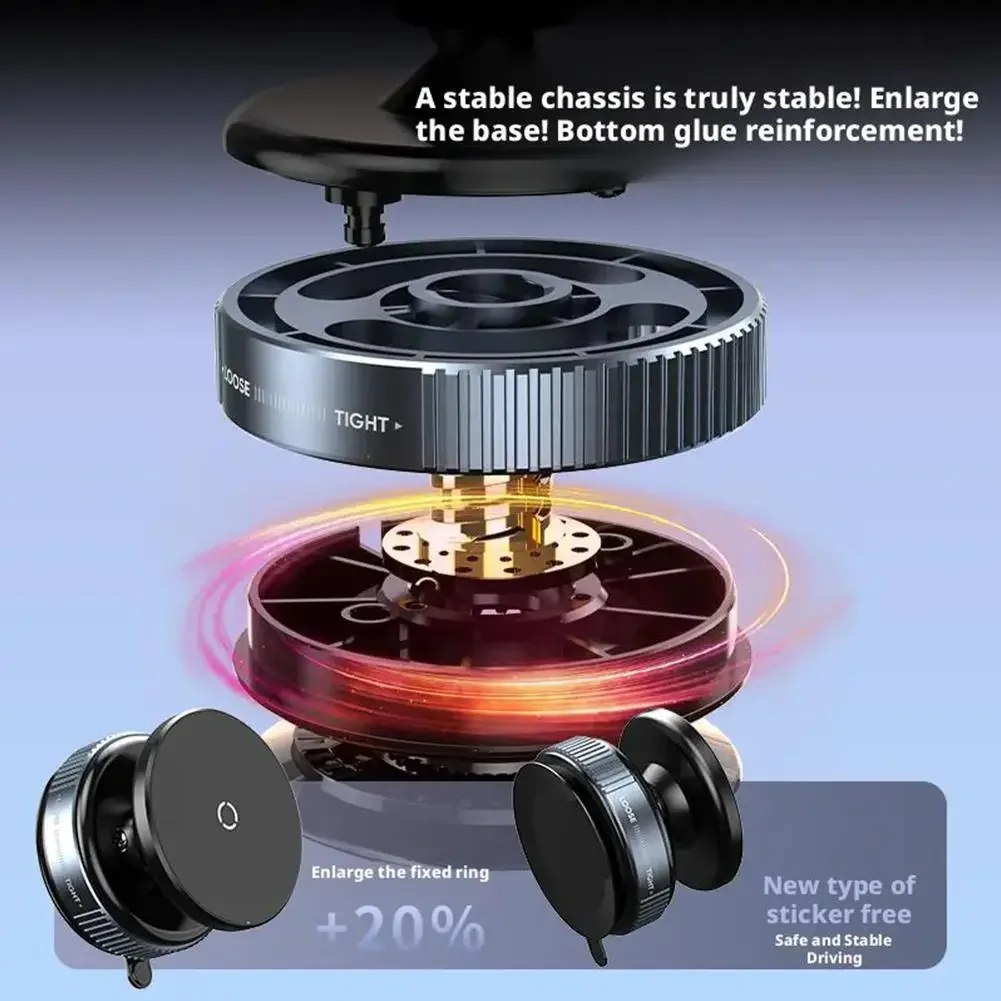 Uniwersalny obrotowy uchwyt na telefon X97 do magnetycznego uchwytu na telefon Magsafe z przyssawką 360° ° Obrotowy stojak obrotowy z przyssawką