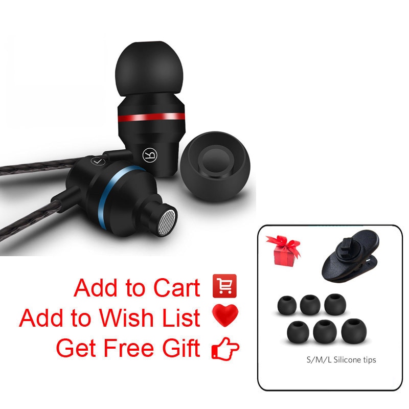 Duszake in-ear telefoon oordopjes koptelefoon met microfoon voor xiaomi telefoon oordopjes koptelefoon bedrade oordopjes voor telefoon sport