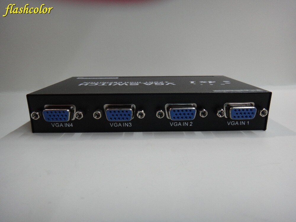 Flashcolor Neue 4 Häfen 4 Bis 1 VGA Splitter schalten Kasten