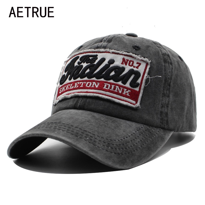 Aetrue Baseball Caps Heren Snapback Caps Vrouwen Hoeden Voor Mannen Bone Pet Mannelijke Vintage Borduurwerk Gorras Brief Dad Hoed cap