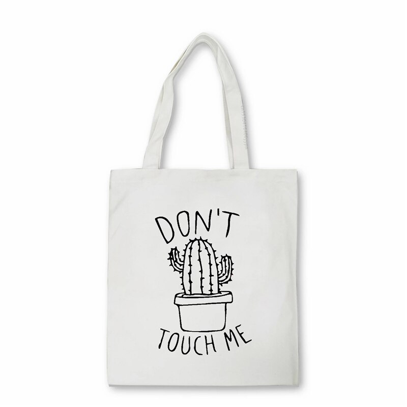 Cool divertente dinosauro design stampa borsa Shopper da donna borse per studenti adolescenti borsa di tela tè rex ragazza carina Bolsas: Navy Blu