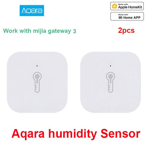 Xiaomi Smart Multifunctional Gateway 3 Bluetooth Zigbee WiFi Remote Control RGB Radio Home Security Device Support Apple Homekit: Aqara humidity