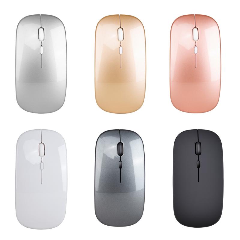 V8 Mini Wireless Mouse Computer 2.4Ghz Mouse Silent Slim Rechargeable Ergonomic Mouse USB Optical Mice For Laptop PC