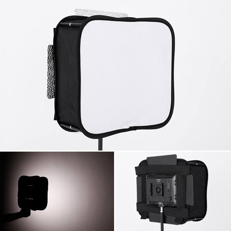 LED Flash Grid Light Folding Softbox Portable Portrait Special Durable Softbox Black