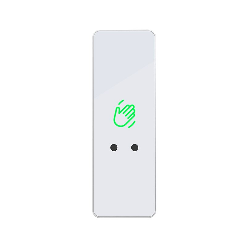 5pcs Touchless Exit Button Infrared Narrow push button 0~30s Time delay up 20cm Sensing distance dry contact white/black colour: white