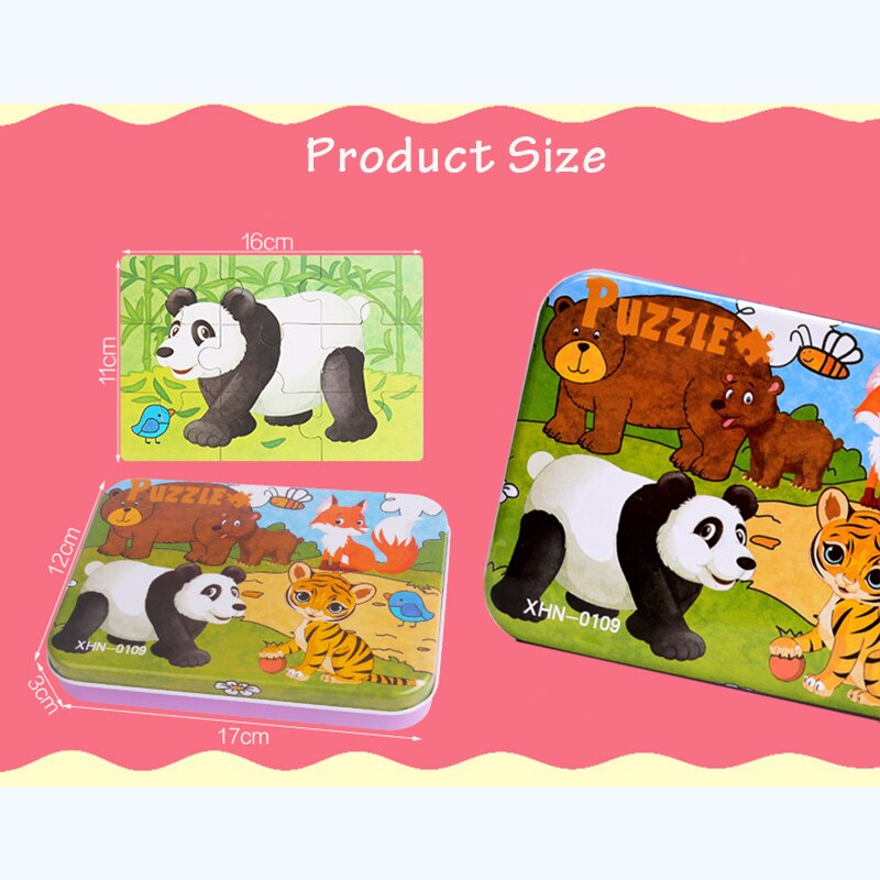 4 sztuk/pudło nowe cztery w jednym drewniane Puzzle zabawka dla dzieci zwierzęta/pojazd poznanie nauka zabawki edukacyjne dla dzieci MG-H01