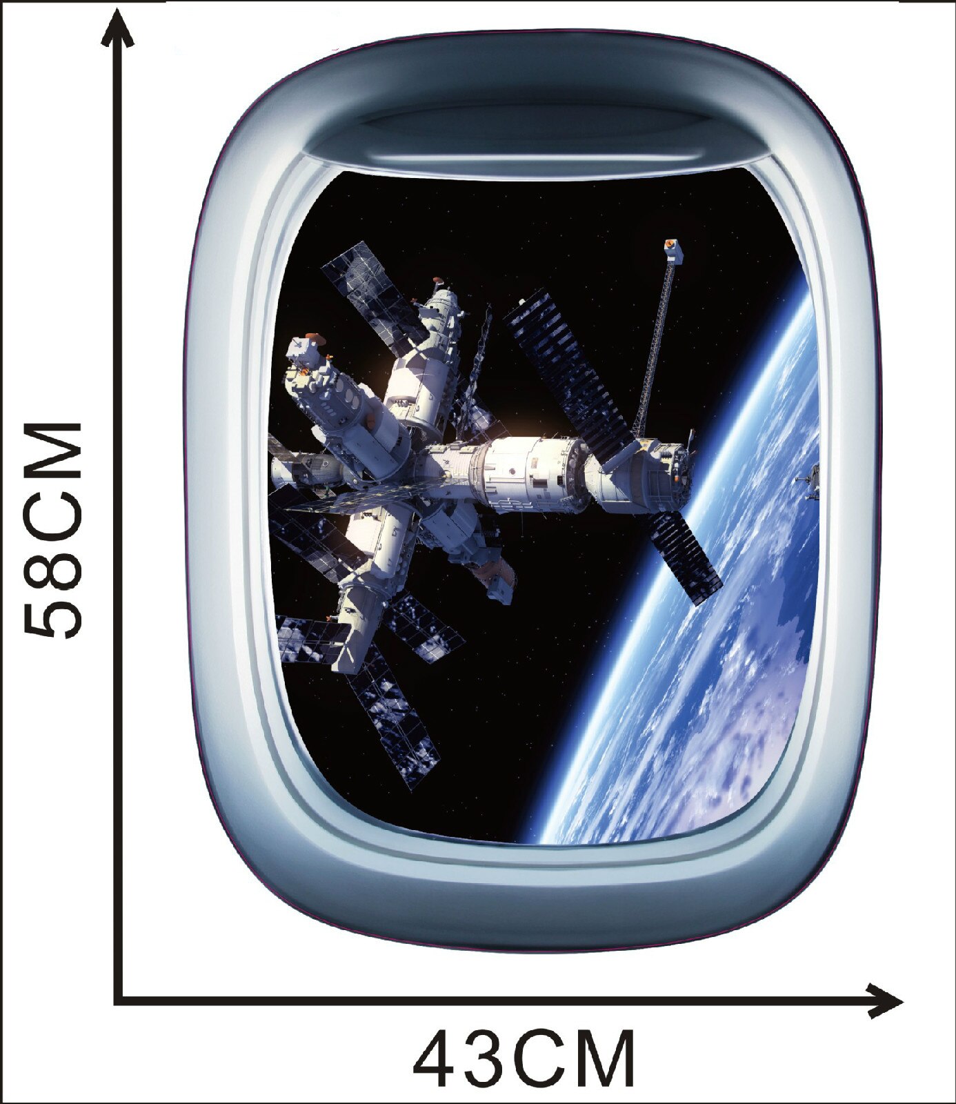 3D Outer Space Planets Wall Stickers Cosmic Wall Decals Kids Room Baby Bedroom Ceiling Floor Space Galaxy Planets Wall Sticker: KS6614-3