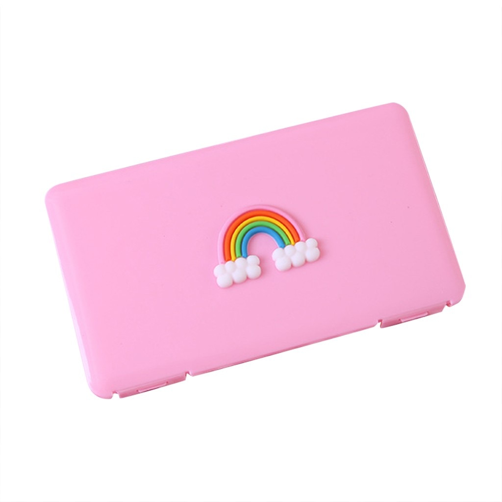 Mask Cover Bag Portable Facemask Holder Plastic Face Covering Storage Box Reusable Folders With Lids Storage Guardar Mascarillas