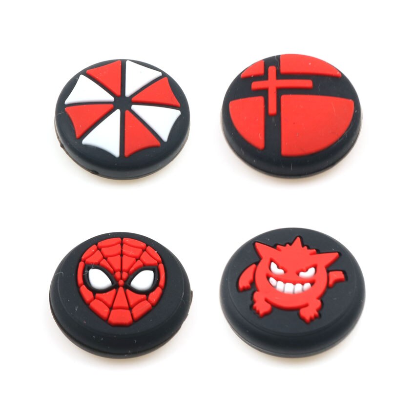 cltgxdd 4pcs Joystick silicone non-slip cap For Nintendo Switch Lite Animal Crossing Analog Stick Grip Controller Joystick Cap: (21-23-24-40)