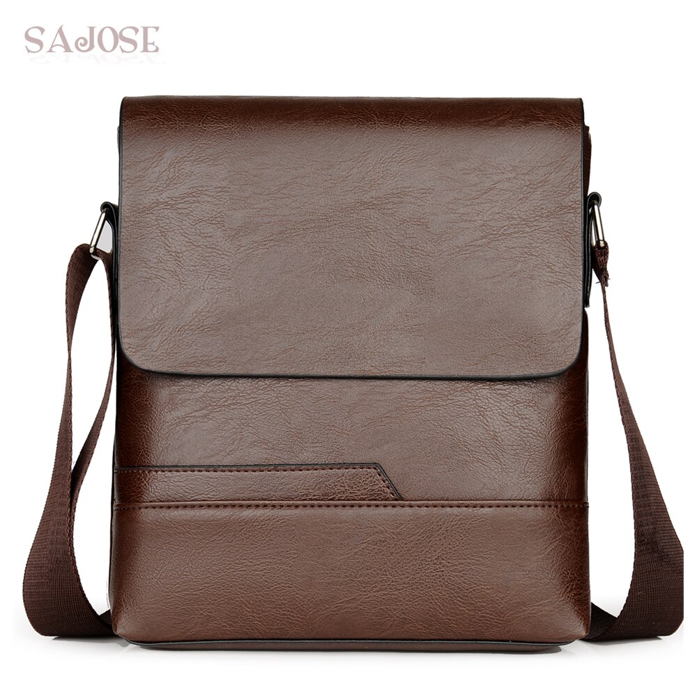Heren schoudertas vintage leren messenger bags crossbody tassen heren eenvoudig casual zakelijk heren handtas