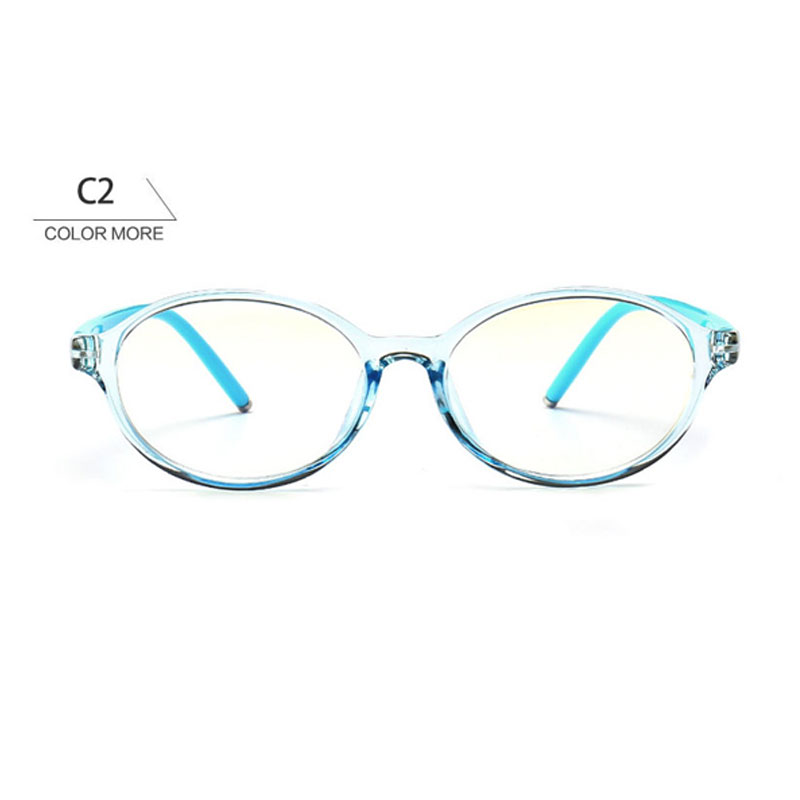 Blue Blocking Light Glasses Kids Prescription Optical Frame Children Boy Girls Square Clear Computer Anti Reflective Eyeglasses: C2