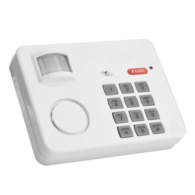 Wireless PIR Motion Sensor Alarm Password Keypad Anti Burglar Home Security Keypad Remote Infrared Detectors