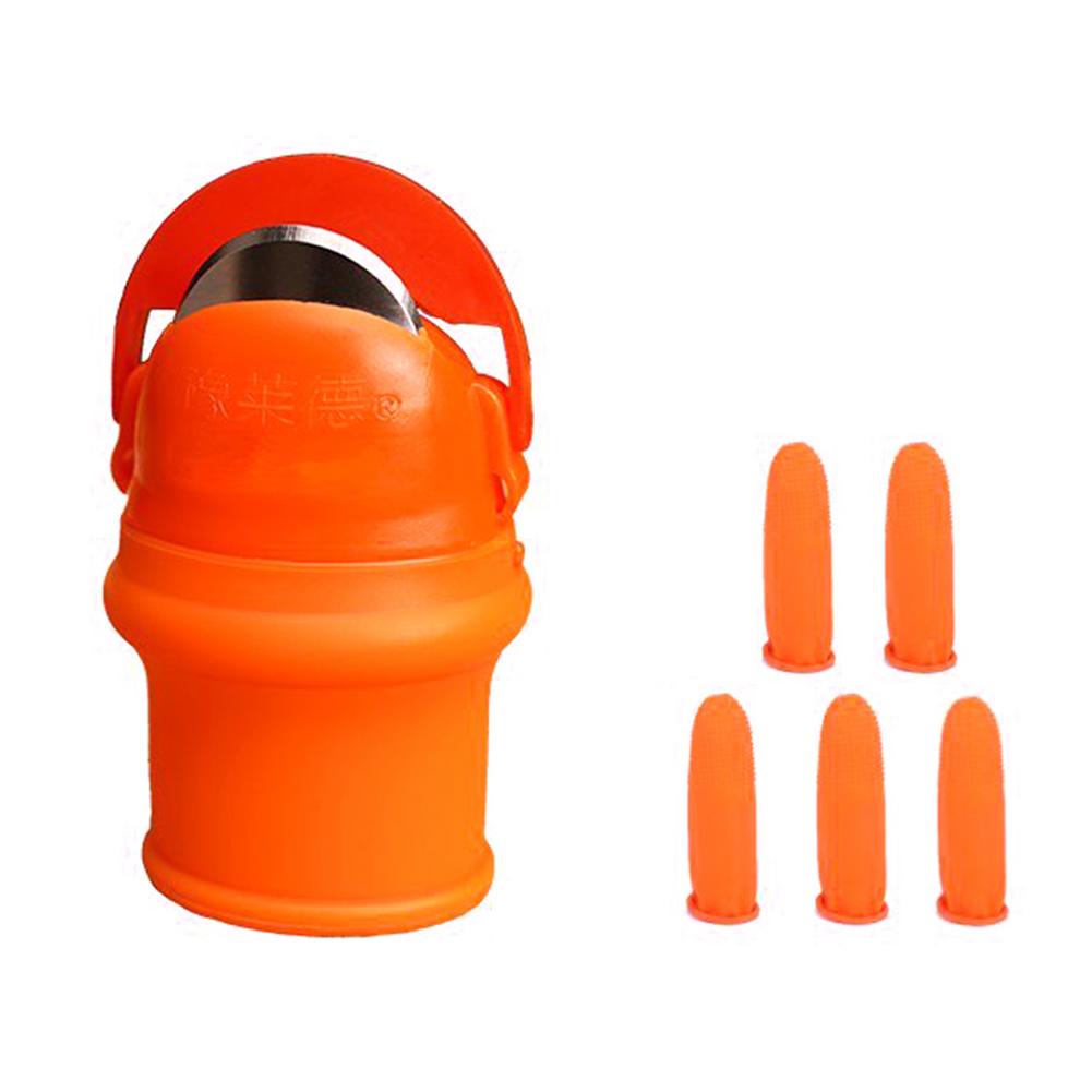 Vegetable Orchard Picking Gadgets Gardening Thumb Cutter Picking Gloves Picking Artifacts Peeling Beans Thumb Knife: M