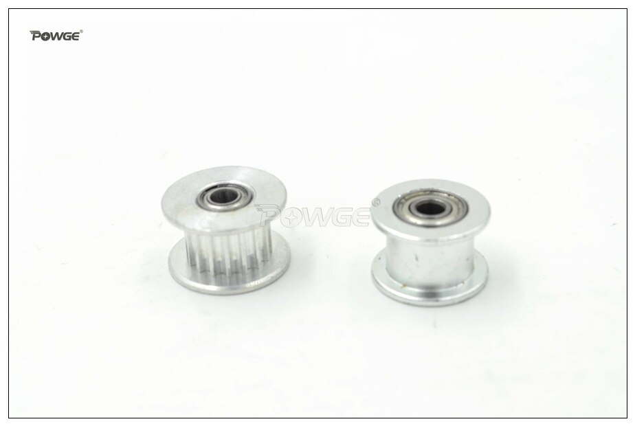 POWGE 5 pièces 16 dents 2GT poulie tendeur alésage 3mm 16 dents poulie Passive 16 T 20 Geer GT2 poulie de ralenti pour largeur 6mm GT2 ceinture