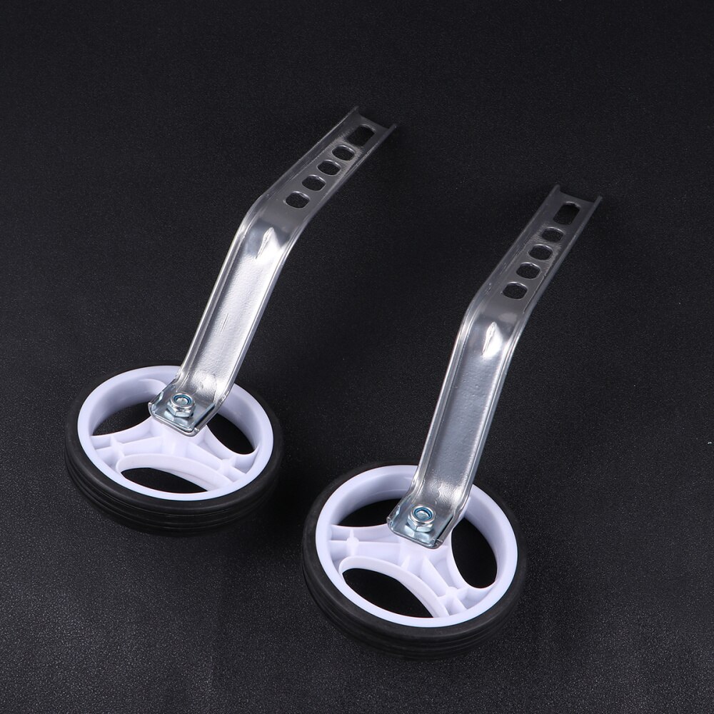 1 Set Bike Auxiliary Wheels Useful Training Wheels Bike Training Wheels Bike Stabilizer Wheels for Children Bike Kids: White