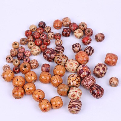 100 Stuks 10-12Mm Houten Kralen Voor Sieraden Maken Diverse Macrame Levert Ronde Kralen, ambachtelijke Houten Kraal Kit Voor Armbanden Sieraden: 100pcs 10mm
