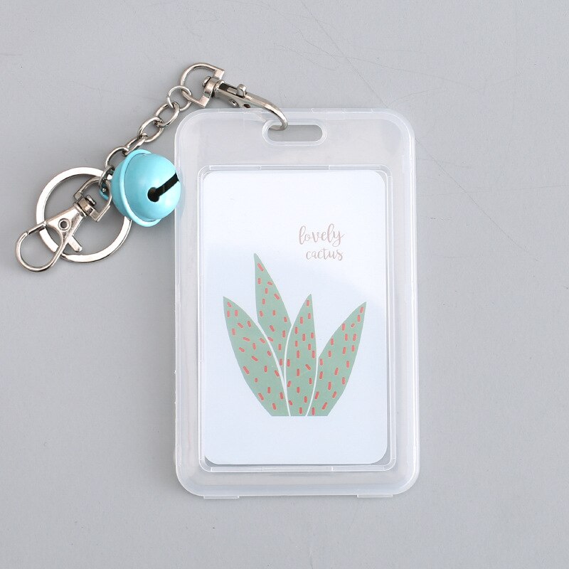 Uomo donna banca porta carte di credito custodia custodia borsa porta carte moda alta qualità carino Cactus bambini chiave Bus portafoglio regalo: 2