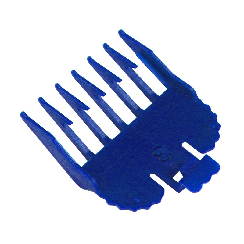 Guía de corte de Peine de límite , peines de guía de corte, conjunto de 1,5/3/4.5/6/10/13/19/25mm para cortadora de pelo WAHL, 8 Uds.