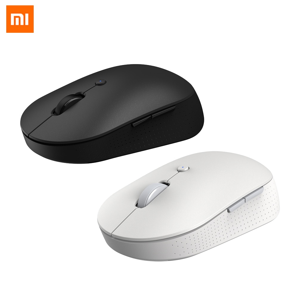 Xiaomi Mi Wireless Bluetooth Dual-Mode Mouse Silent Ergonomic Bluetooth USB Side Buttons Protable Mini Wireless Mice For Laptop