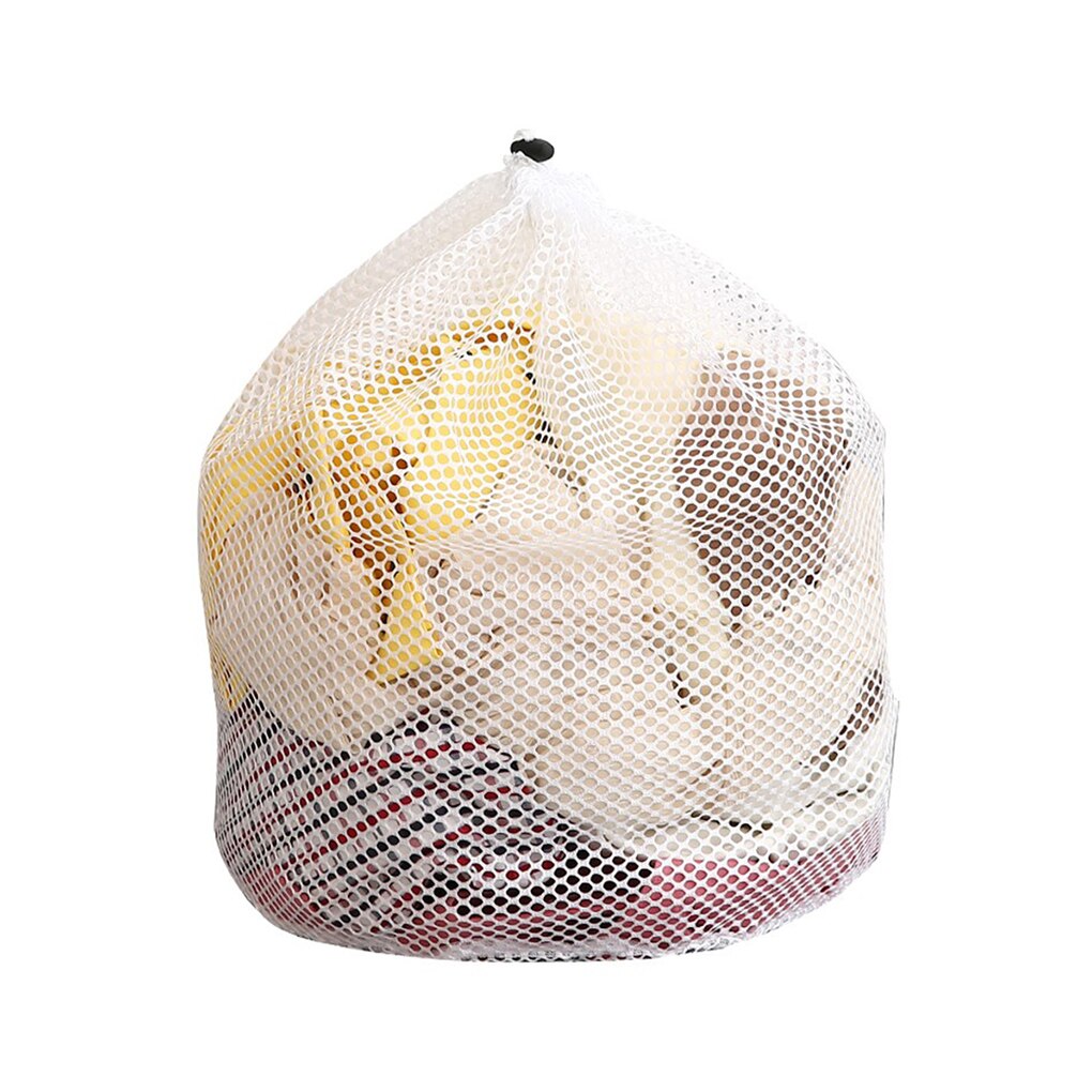 Mesh Laundry Bags Delicates Travel Storage Organizer Bag Blouse Bra Stocking Underwear Clothing Washing Pouch Bag: Large B thick mesh
