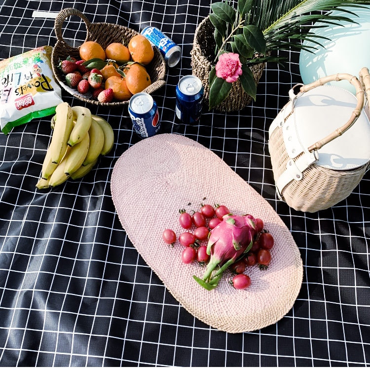 Tapis de Camping pliable et portable, 5 tailles, pour pique-nique plage plein air, matelas de couchage étanche, couverture à carreaux étanche à l'humidité
