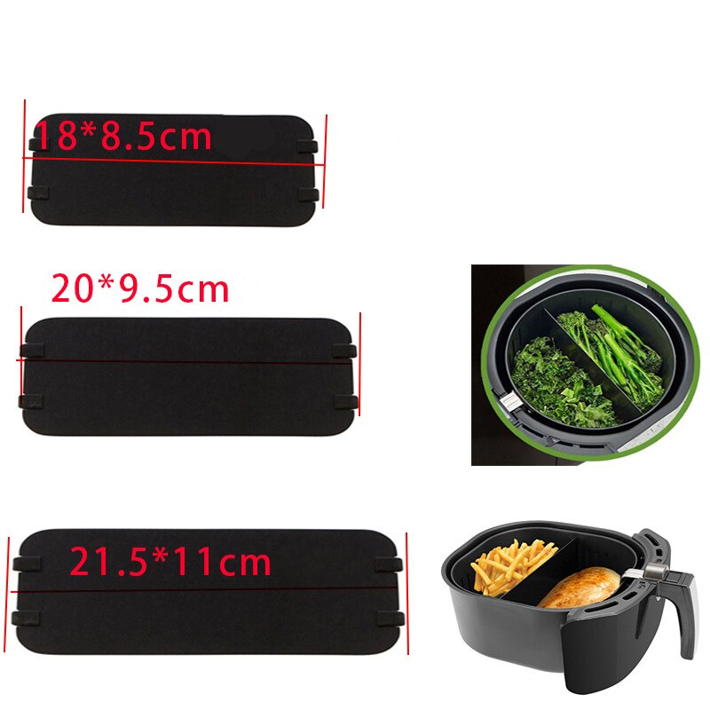 Air Fryer Cooking Divider Airfryer Basket Seperator Air-Fryer Basket Divider Keeps Food Separated Air Fryer Accessories