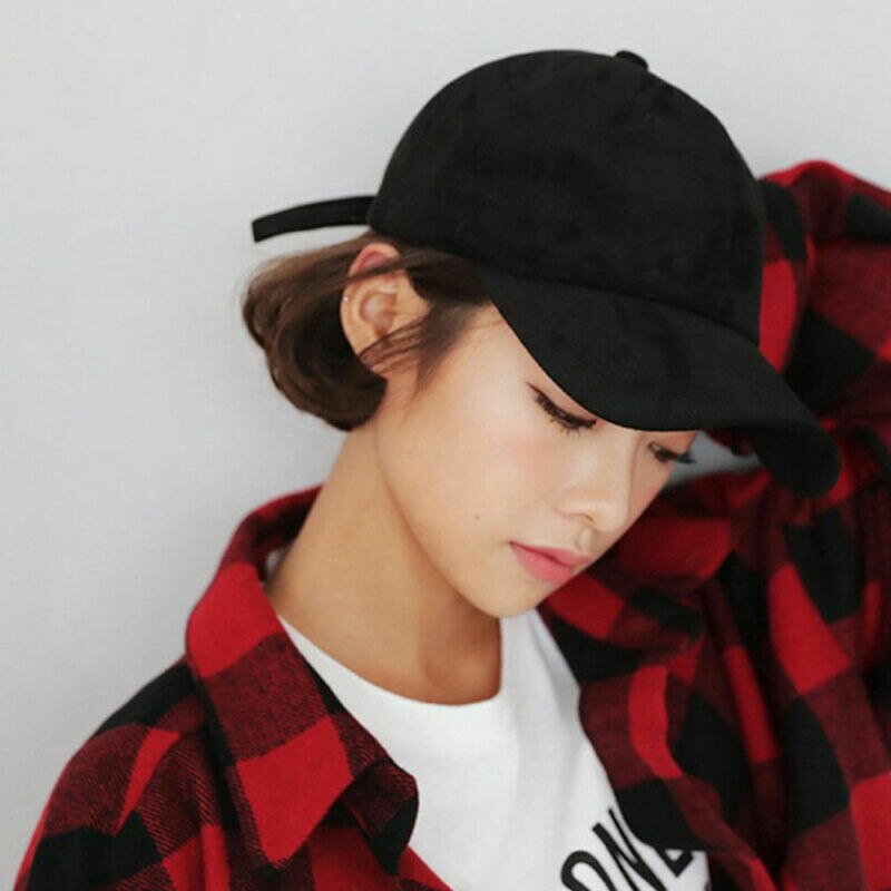 Womens Mens Snapback Faux Suede Baseball Cap Zonne... Grandado