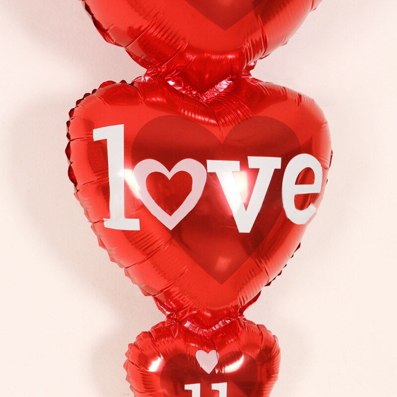 Ballon Coeur Love Flèche - Ballon Love St Valentin
