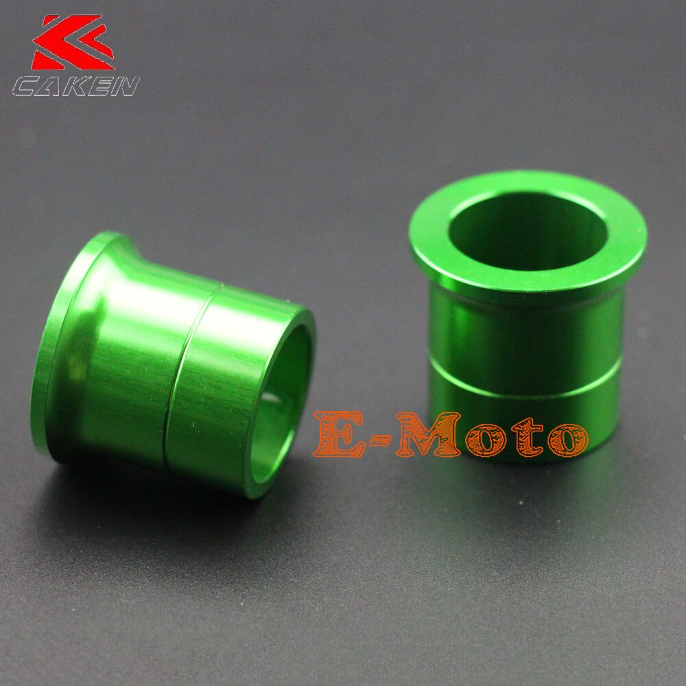CNC Billet Aluminum Front & Rear Wheel Hub Spacer Kit For KX125 KX250 KX250F KX450F Dirt Bike Motorcycle Motocross