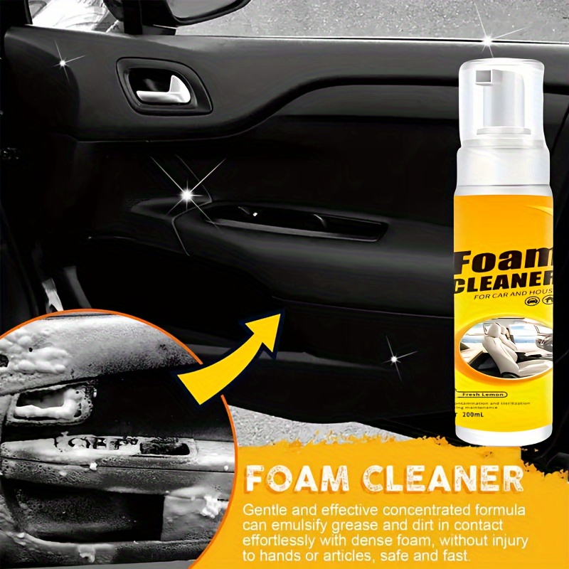 30/100/200/300/600ML Multi-Purpose Foam Cleaner Bubble Cleaner Car Stain Remover Car Interior Wash Maintenance for Auto Home Use