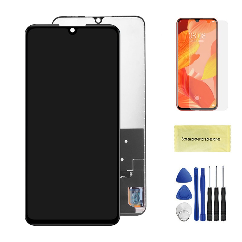100% For Huawei P30 Lite LCD Display Touch Screen Digitizer Screen Glass Panel Replacement For Huawei P30 P 30 Lite Display