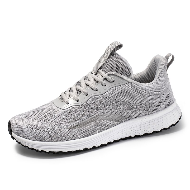 Pustende golfsko menn kvinner utendørs vår sommer lette golfsneakers cpuples str golf sport joggesko: Grå / 40