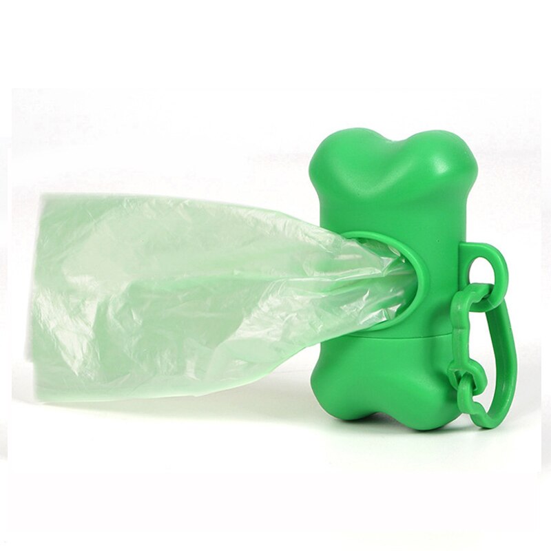Huisdier Afvalzak Dispenser Voor Hond Afval Tas Houder Plastic Vuilniszak Dispenser Carrier Case Hond Huisdier 10 Roll Afval kak Tassen