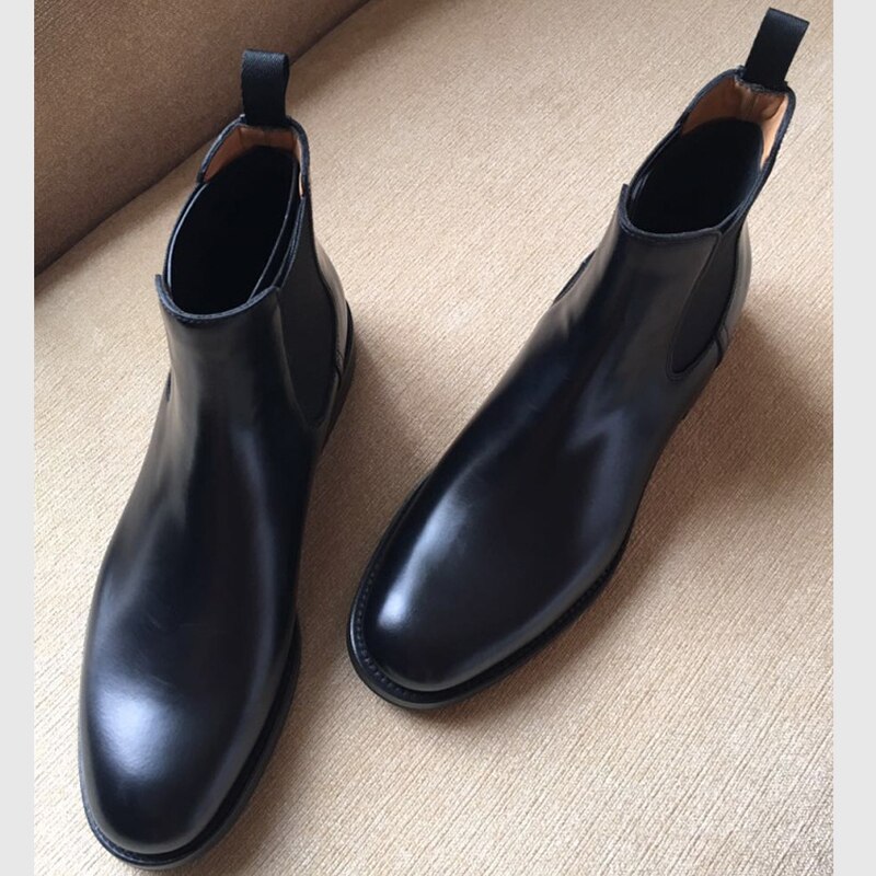 Britse beroemdheid microvezel leren chelsea boots dames stretchband platte winter enkellaarsjes schoenen dames korte pluche laarzen