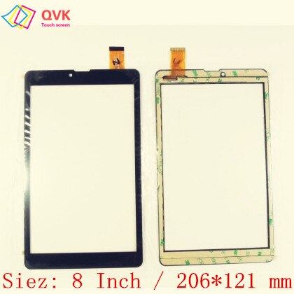 Black 8 inch for Irbis TZ877 TZ855 TZ854 TZ892 TZ884 TZ885 TZ874 Capacitive touch screen panel repair