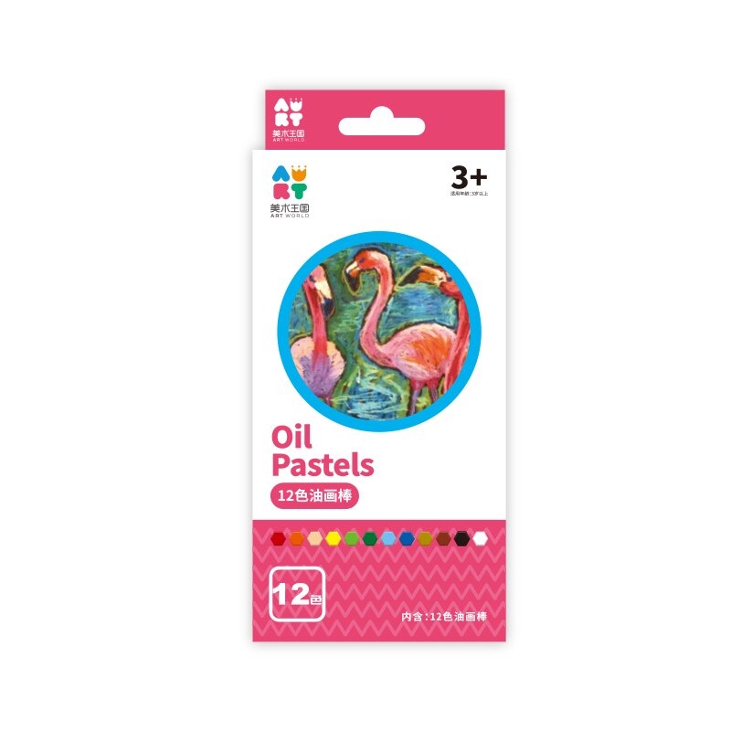 Oil Pastels drawing pencils set rotative pencils oil paint art set for artist kids pastel paint draw sketch portrait set: 12  colors set