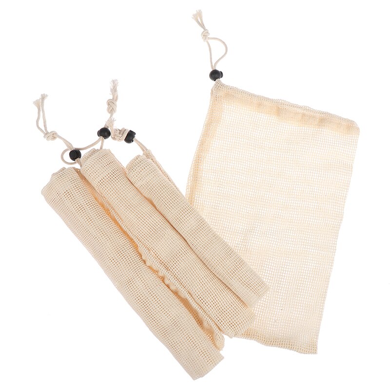 Cotton Mesh Vegetable Produce Bag Vegetable Storage Plant Fibre Pastoral Plant Fiber