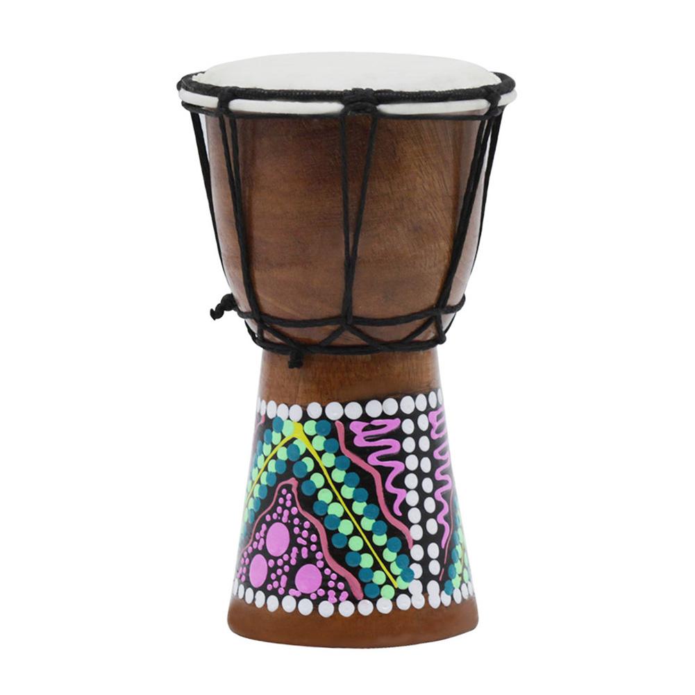 Djembe de 4 pulgadas, Tambor Africano , Bongo, instrumentos musicales de madera, instrumentos de percusión: Default Title
