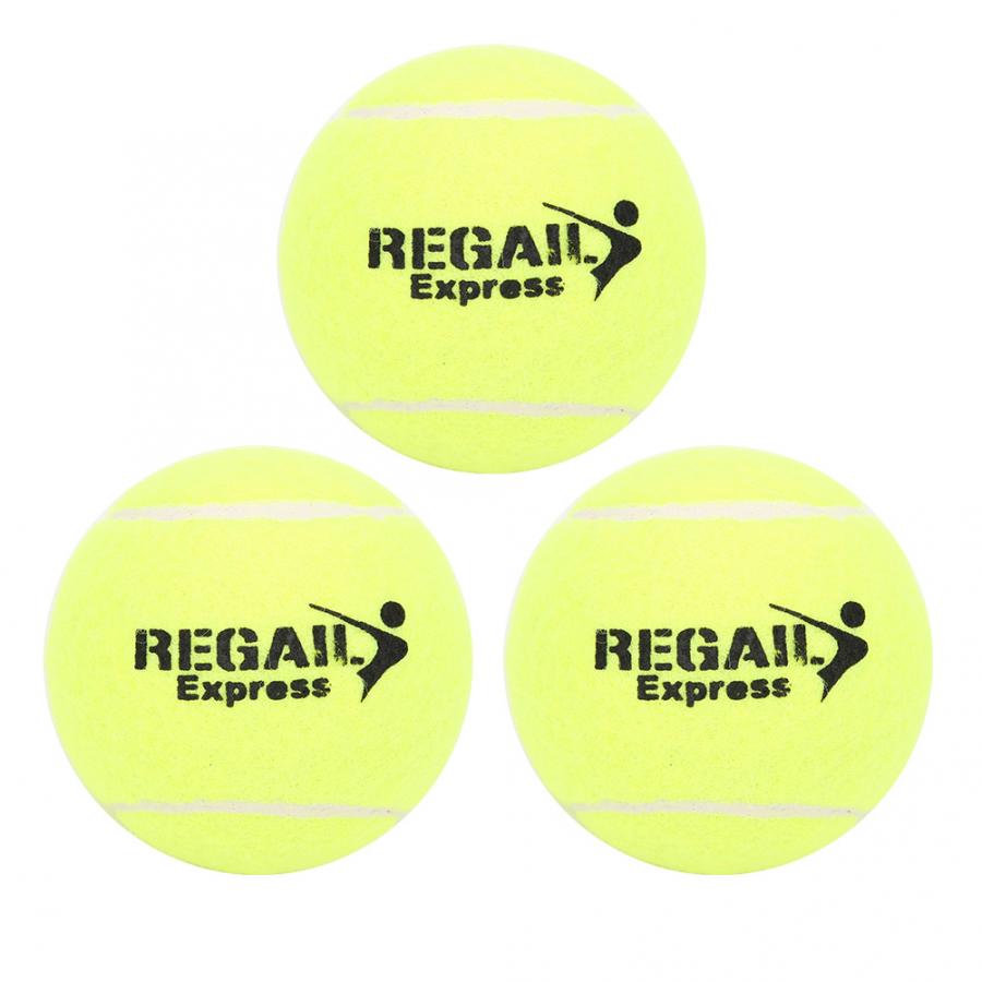 3PCS Tennis Ball Rubber High Resilience Special Training Tennis Ball Practice Competition Tennis