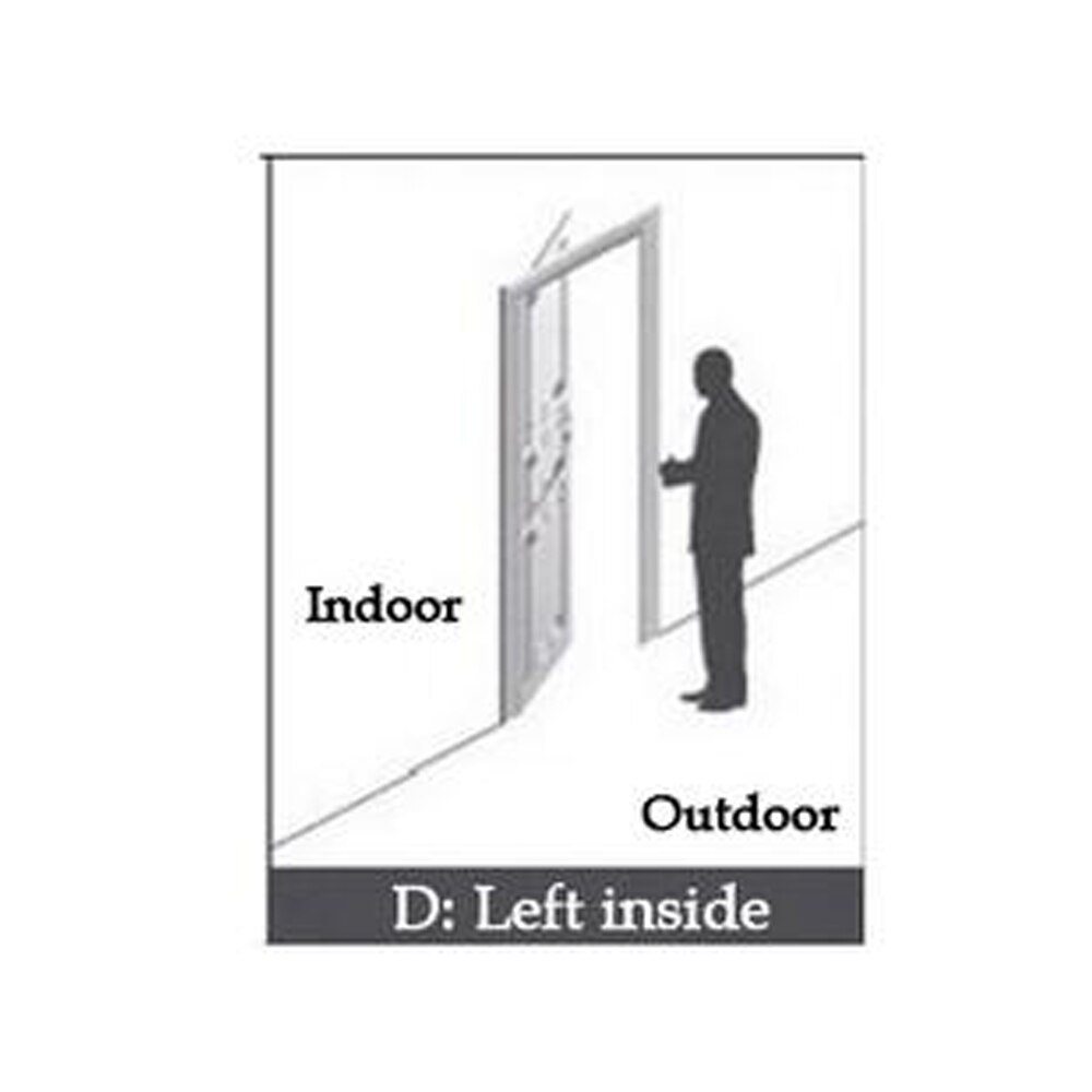 Smart door lock digital Electric Hotel Lock RFID hotel Security Electronic Door Lock For Home Hotel Apartment: left inside