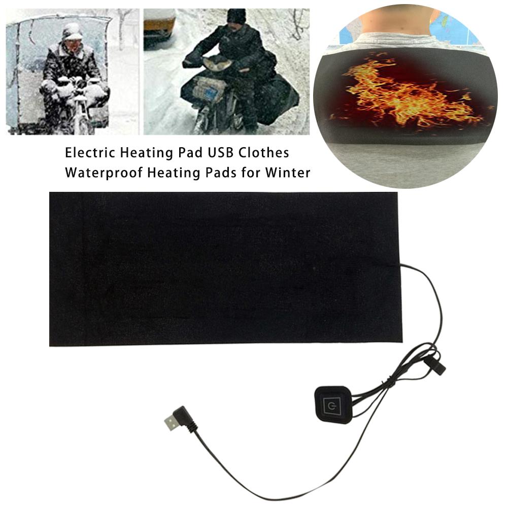 Electric heating pad for back pain Heating Pad USB Clothes Waterproof Heating Pads for Winter #4W